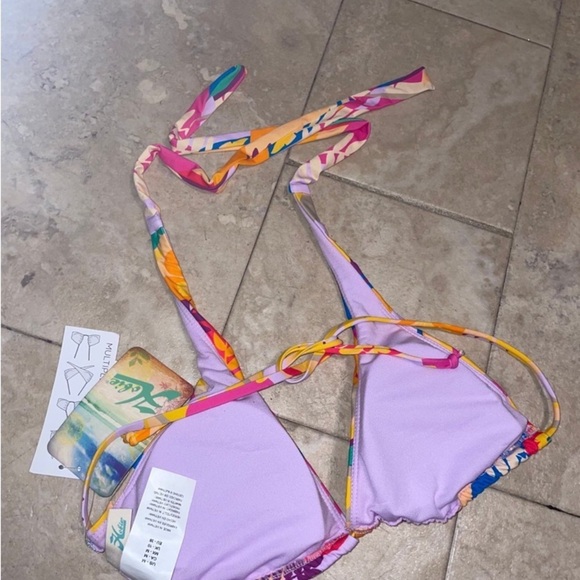 Hobie Women's Standard Triangle Halter Bikini Swimsuit Top NWT M - Picture 8 of 9